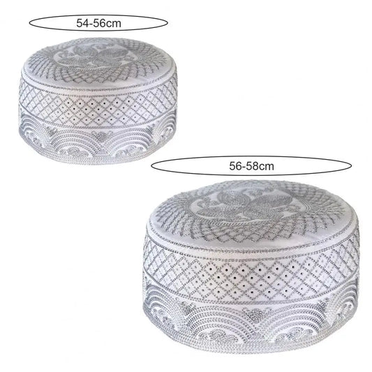 Men Cap Soft Male Hat Washable Head Decoration Chic Turkish Jewish Adult Cap