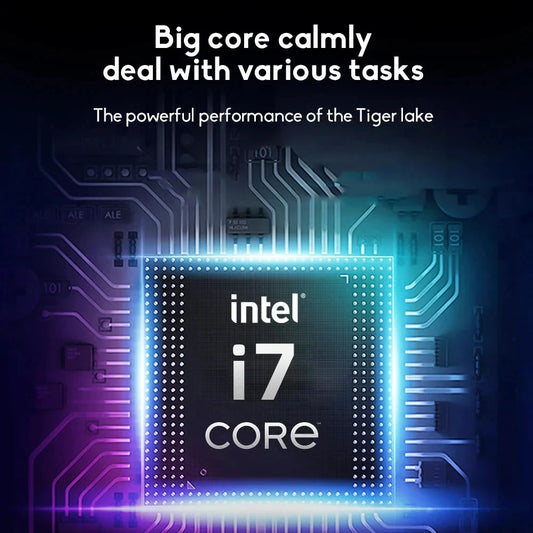 Intel Core i7-7500U 14.1 inch Laptop Computer Portable Windows 11 Notebook 12GB RAM 1TB 2TB SSD Office Study Laptops