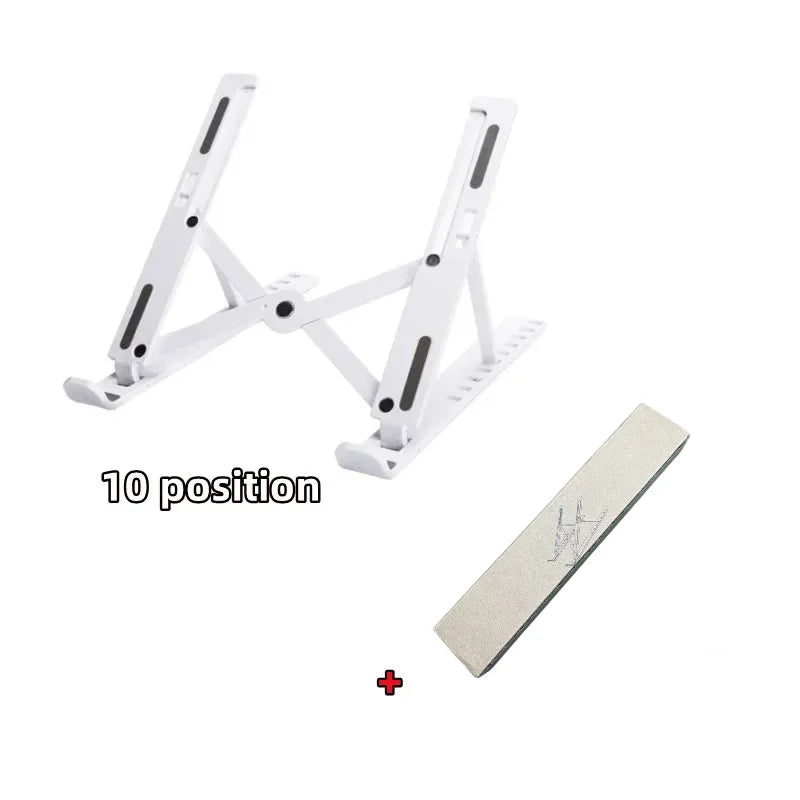 Foldable Laptop Stand Cooling Notebook Bracket Adjustable Ergonomic Laptop Support Base Holder Laptop Tablet Accessories Stands
