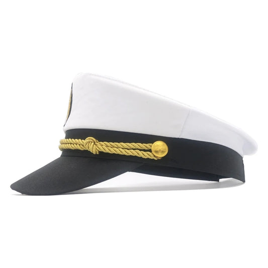 Navy Marine Hat Yacht Captain Hat Captain Costume Men Cap Beanie Navy Marine Hat Formal Dress