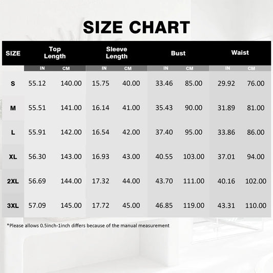 Women's Plus Size Maxi Dresses 3/4 Sleeves Bohemian Long Dress Printed Swing Dress with Belt