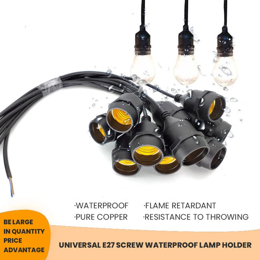 Outdoor Waterproof E27 Lamp Holder Farmyard Decorative Lamp