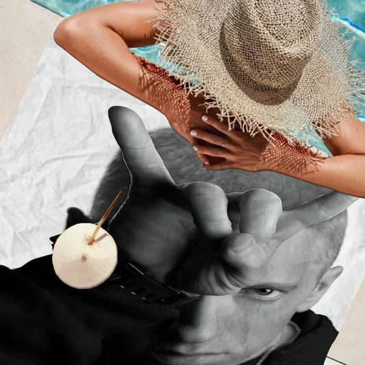 Super Rapper E-Eminems Cartoon Beach Towel Cute Kawaii Room Decor Bath Girls Children Hand Towels For Bathroom Shower