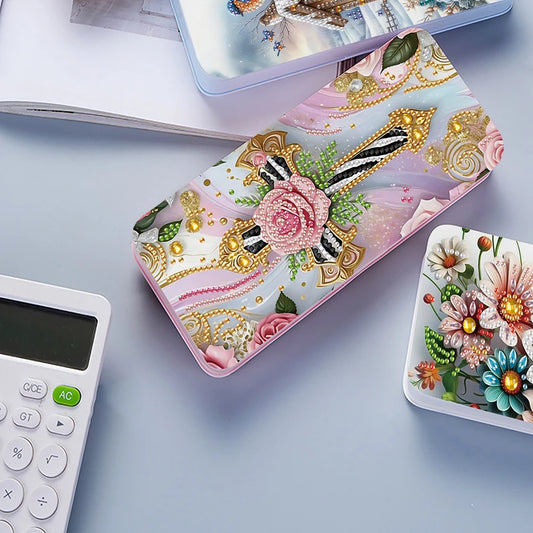 Diamond Painting Pencil Case Diamond Art Organizer Box Aesthetic Diamond Art Pen Holder Diamond Art Pen Organizer for Art Crafts