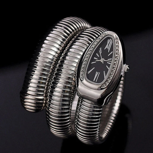 Snake Watch Watch Women Watch Fashion Snake Shape Bangle Watch for Casual Work Women Watch