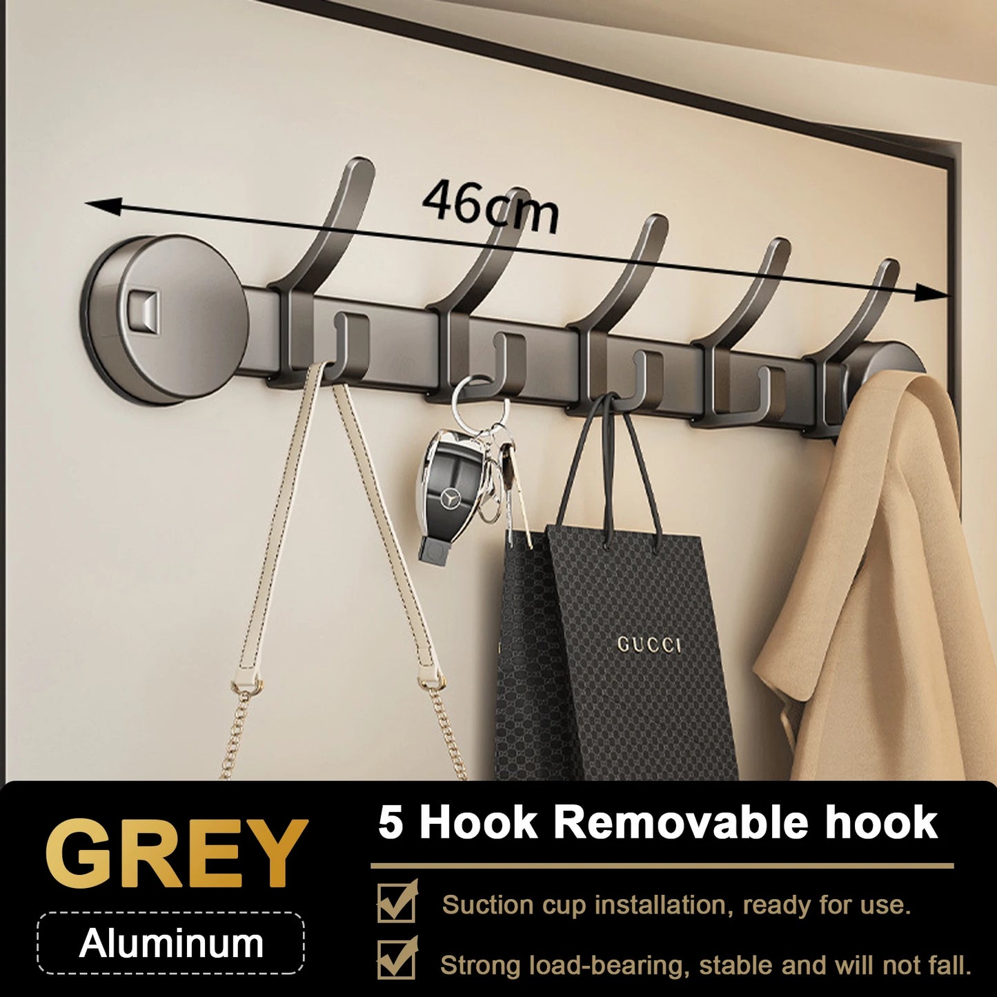 Clothes Hook Bathroom Towel Hanger Hook Wall Hook Adhesive Wall Hook No punching required Hanging Hooks Door Back Clothes Hook