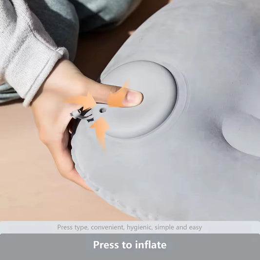 Outdoors Pillow Inflatable Pillow Portable Ultralight Travel Hiking Air Sleeping Pillow Neck Protection Suitable ForOutdoors