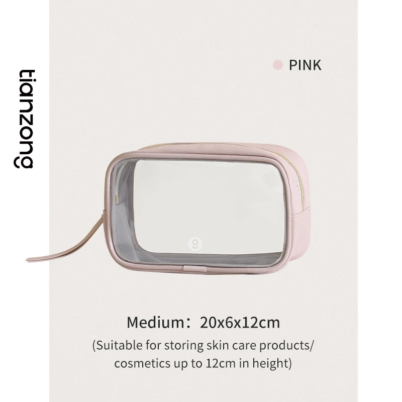 Tianzong Toiletry Bag Portable Travel Business Trip Cosmetics Cosmetics Bag Waterproof Transparent Cosmetic Bag