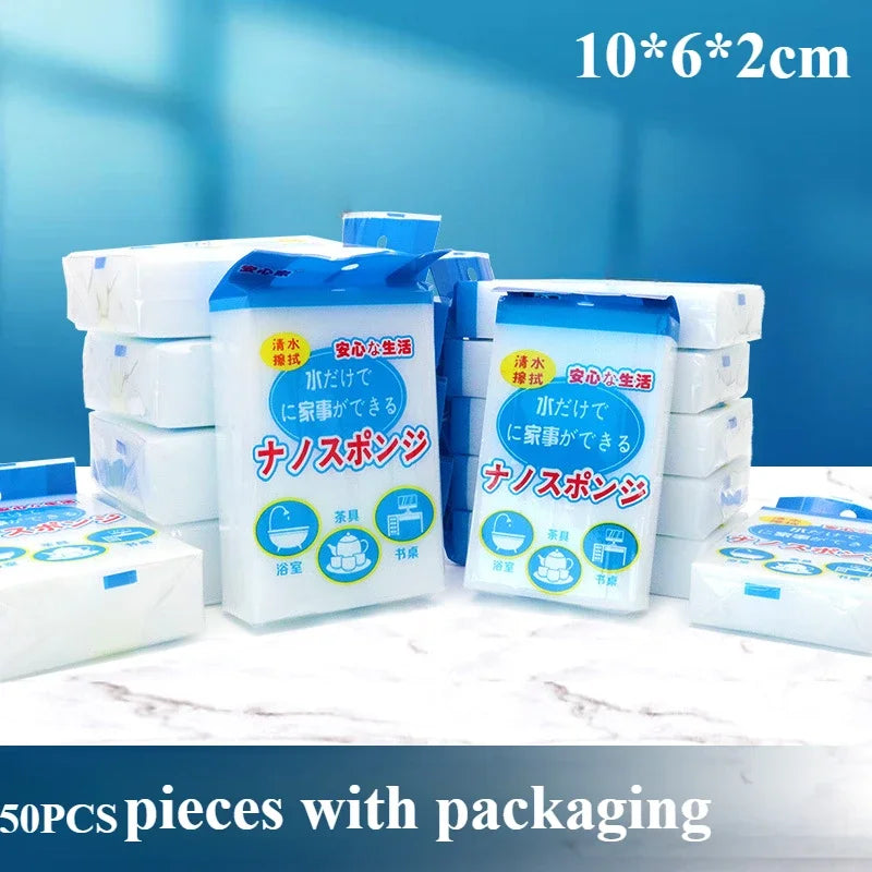 Magic Sponge Cleaner Multi-functional Melamine Cleaning Sponges For Kitchen Dish Pot Household Bathroom Cleaning Tools