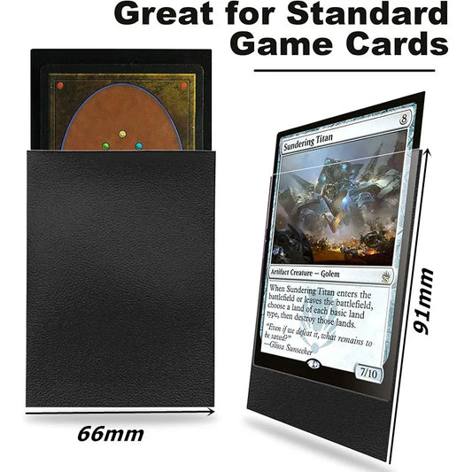 50Pcs/Pack Game Card Sleeves Single Sided Frosted Card Holder Trading Card Protector for TCG Card Photo Card 66x91mm