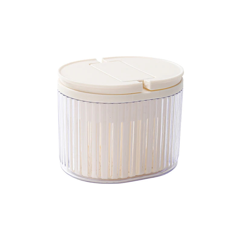 Refrigerator Storage Box Food Vegetable Fruit Storage Box Fridge Organizer Drain Basket Onion Ginger Clear With Lid Crisper