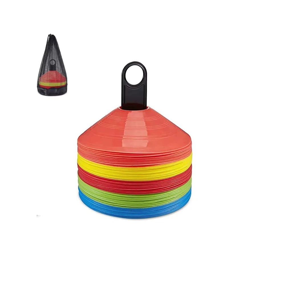 Soccer Cones Set Football Training Equipment for Kid Pro Disc Cones Agility Exercise Obstacles Avoiding Sports Accessories