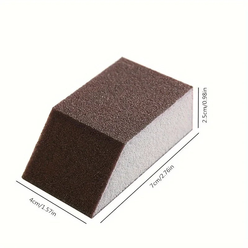 6Pcs Sponge Brushes Durable Gap and Corner Cleaning Sponges for Living Room Toilet Kitchen