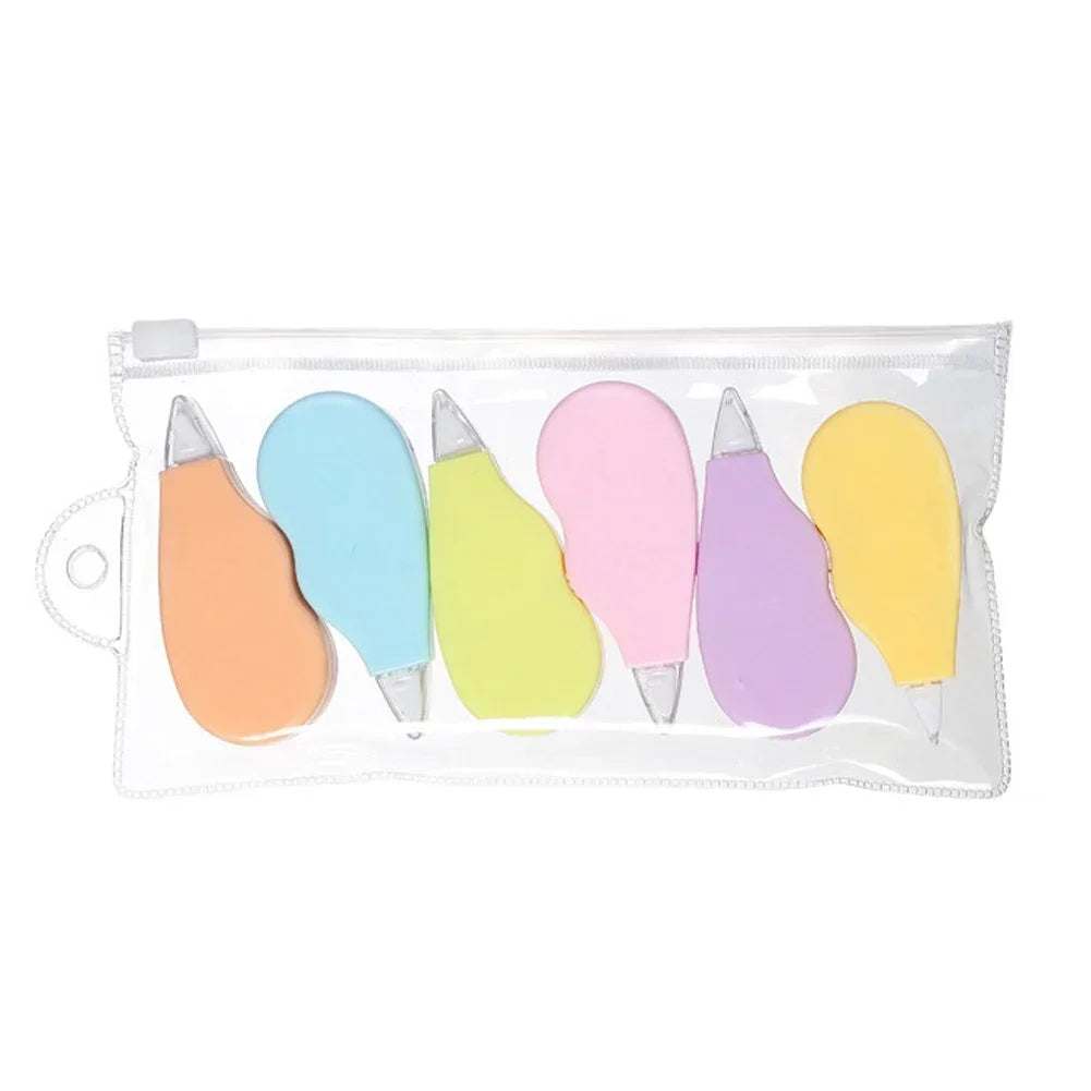 Mini White Correction Tape Multi-style Large Capacity Student Kawaii Error Correction Erasers Student School Stationery Supplies