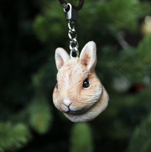 Personalized Cartoon Portrait Pet Keychain Custom Dog Head Ornament Customized Pet Gift Pet Mini Sculpture Pet Lover Gift Ideas