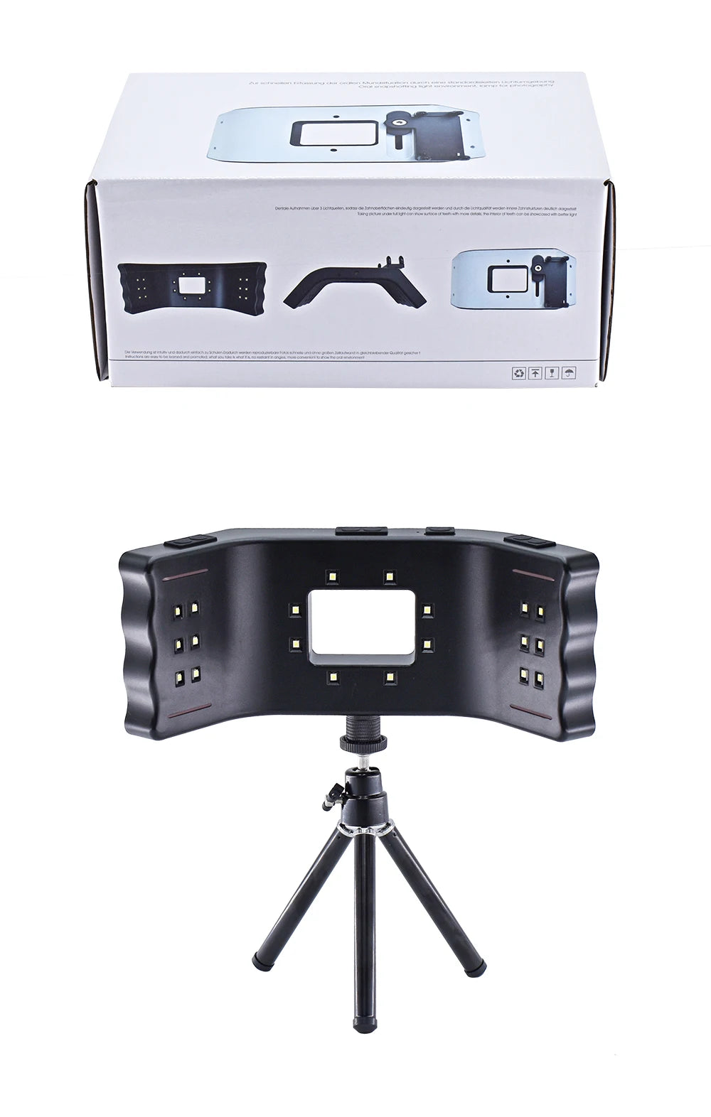 Dental Photography Light LED Oral Filling Lamp Dentistry Photo Video Orthodontics Equipment for Dentist Treatment Lighting