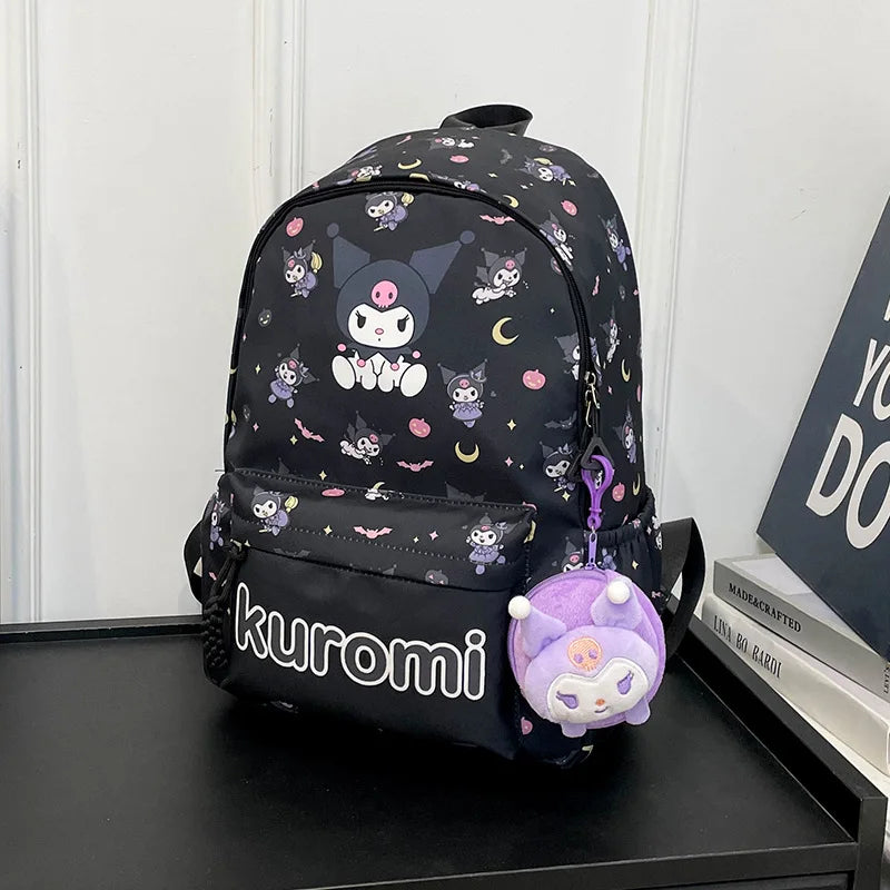 New style trendy student schoolbag cartoon print cute large capacity backpack fashionable middle school student backpack