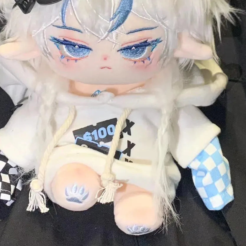 20cm Dress-up Doll's Clothes Cotton Doll Cute Clothes Cartoon Plush Doll Clothes Naked Doll Regular Body Only Clothes No Doll