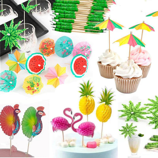 Beach Summer Pool Party Hawaiian luau Party Water Swimming Holiday Vacation Flamingo Party Supplies Birthday Party Decoration