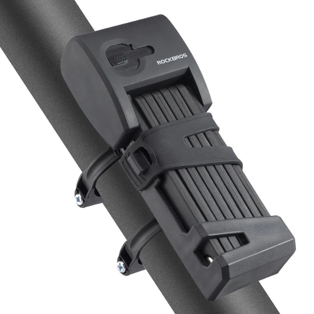 Bicycle Lock Heavt Duty Anti-Theft Smart Fingerprint Folding Lock Alloy Steel Anti-Hydraulic Shear Motorcycle Bike Accessories