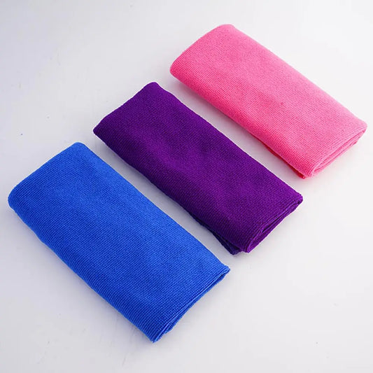 35x75CM Rectangular Face Towel Microfiber Towels Embossed Thick Soft Absorbent Ultrafine Fiber Towel Beach Bath Hair Dry Towel
