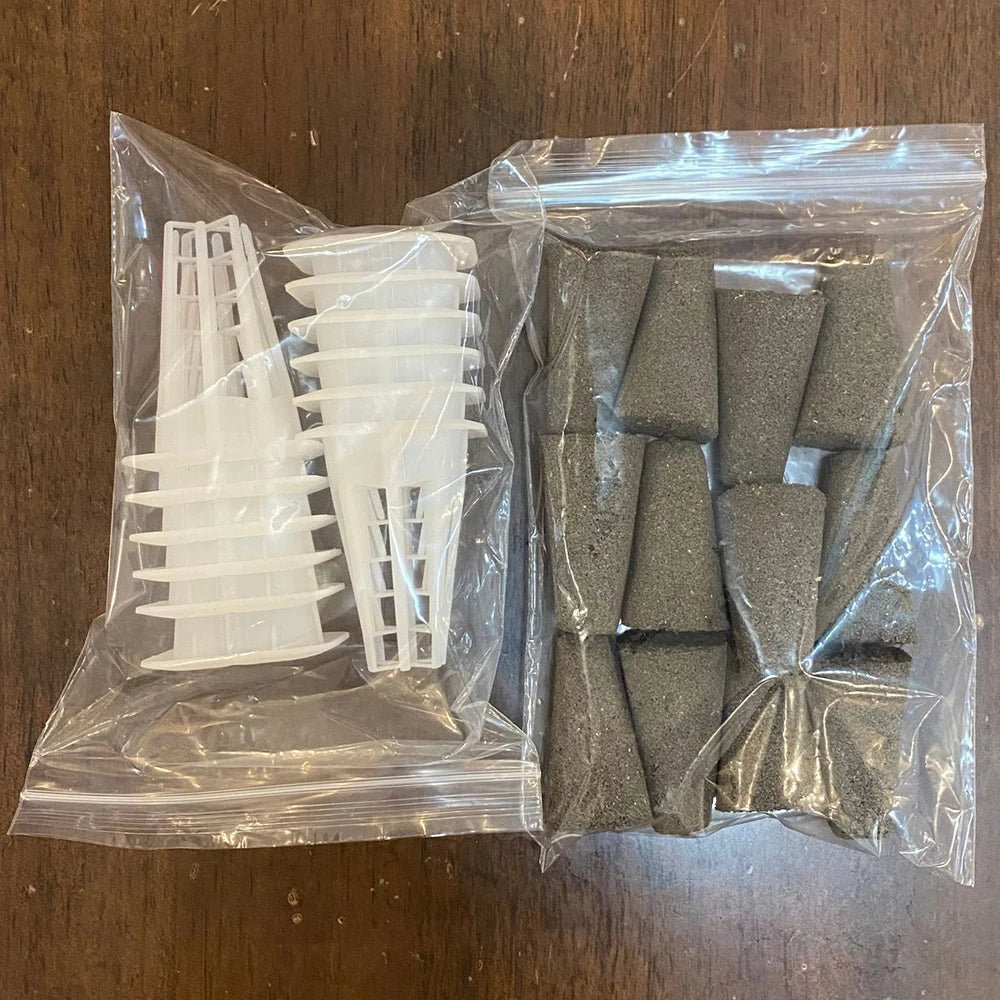 Hydroponics Accessories 12pcs Basket Or Sponge Or Nutrient A&B for the Non-toxic Intelligent Planting Hydroponics Grwoing System