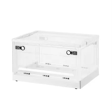 Foldable Book Storage Box, Student Book Box, Dormitory For Book Sorting Box, Transparent Home Storage Box, Book Box