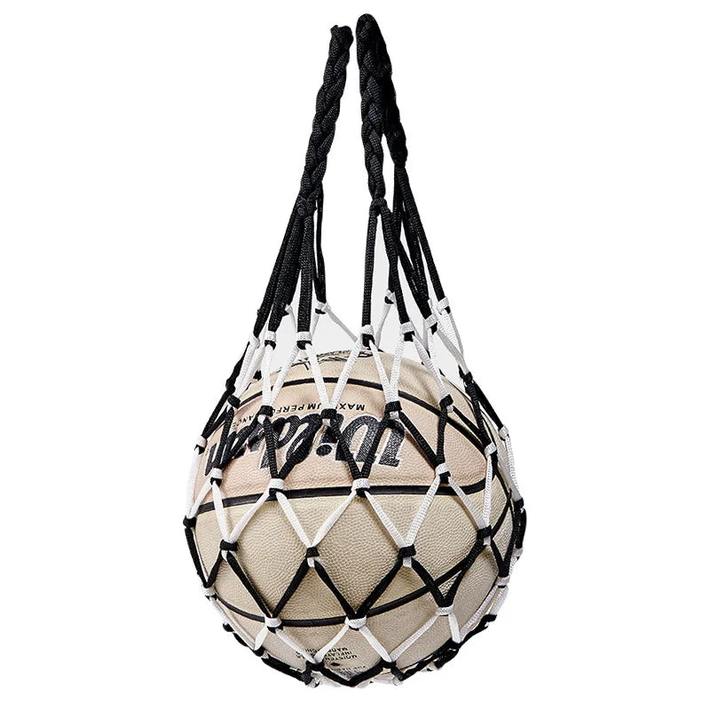 Sports Ball Holder Youth Football Self Trainer Football Net Bag Sports Mesh Equipment for Carrying Basketball Volleyball Soccer