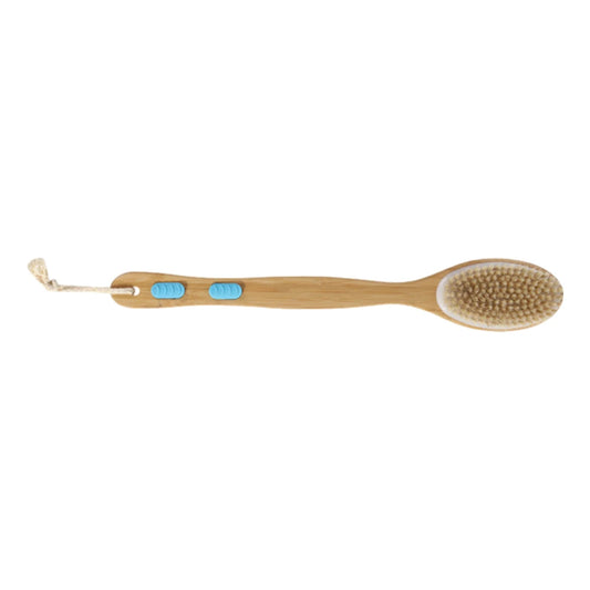 Double-sided Shower Bath Body Brush Skin Care Long Handle Soft Bristles Shower Brush Dry Skin Exfoliating Cleaning Tool