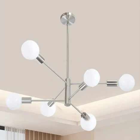 Decorative Living Room Chandelier Light 6/8/10/12 Lamps Heads Modern E27 Ceiling Chandelier Dining Room Bedroom Chandelier Lamp