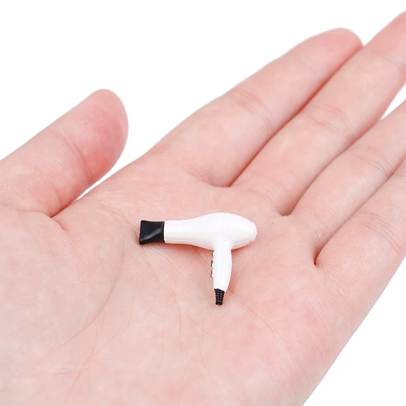 1:12 Dollhouse miniature hair dryer bathroom accessories mini hair drier