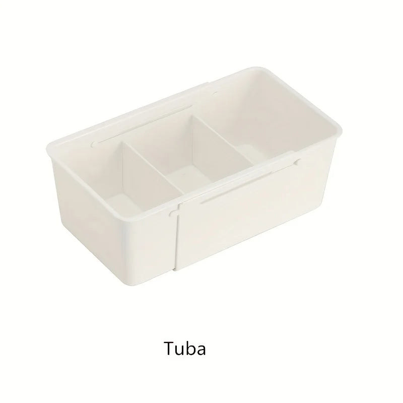 Drawer Organizer Box Home Organization Retractable Sorting Storage Box Kitchen Tableware Divider Box Stationery Supplies Storage