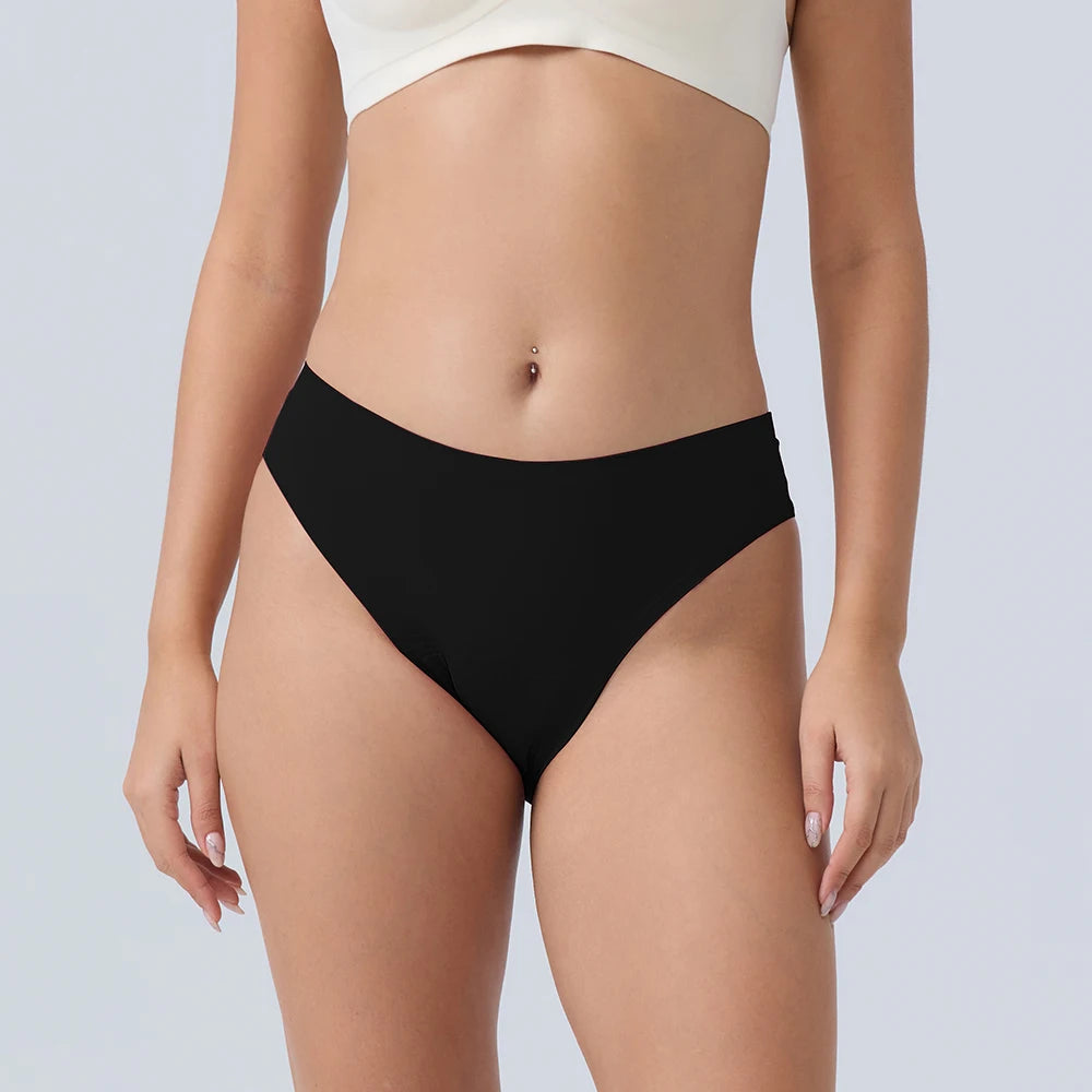 Menstrual Panties Women Leak proof Menstrual Period Underwear Ice Silk Menstruation Panties Menstrual Cycle Absorbent Underwear