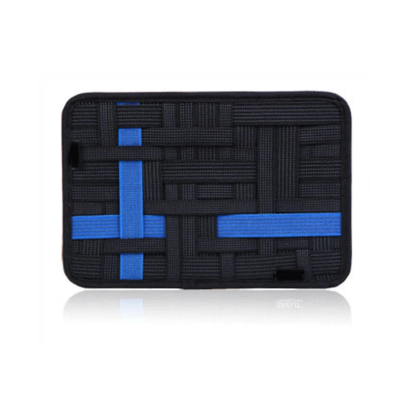 Travel Portable Carrying Elastic Organizer Plate Electronics Accessories Storage Plate Phone Tools Makeup Brushes Storage