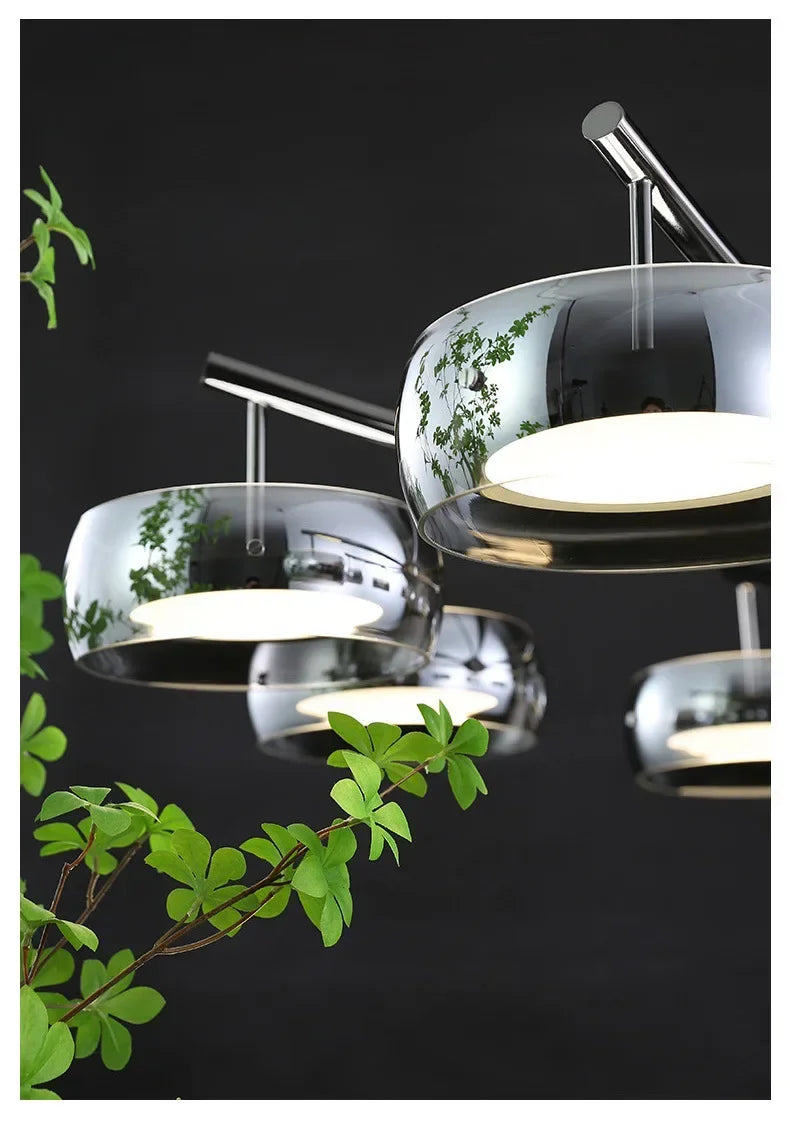 Italian Minimalist Dining Room, Dining Room, Chandelier, High-end Three Head Bar Desk Lamp, Island Table Lamp, Dining Table Lamp