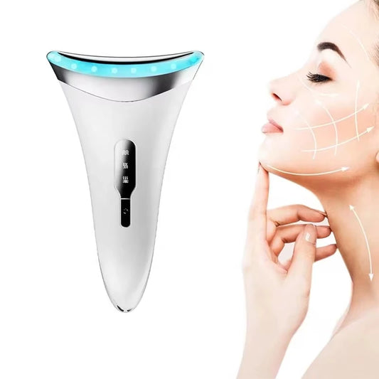 Home Face And Neck Massage Tool, Face Massager, Three Mode, Heating Mode, Skin Care, Facial Device, Portable Beauty Instrument