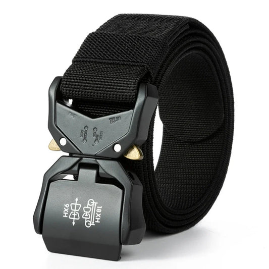New Tactical Belt Quick Release Elastic Belt Casual Tooling Training Belt Men's Trousers Belt