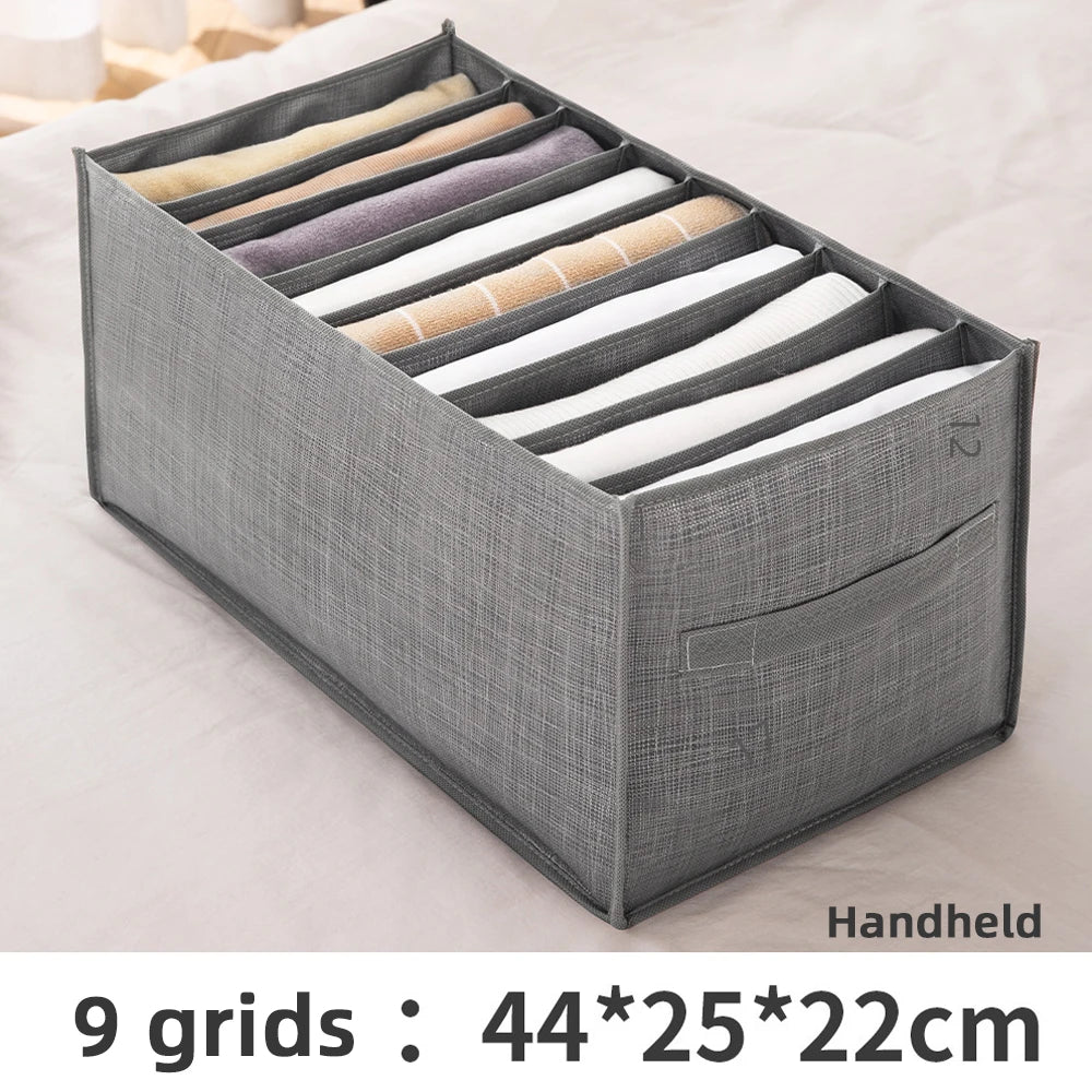 Clothes Organizer Box Panties Socks Storage Boxes Wardrobe Drawers Organizers Pants Clothes Jeans Separator Bra Folding Divider