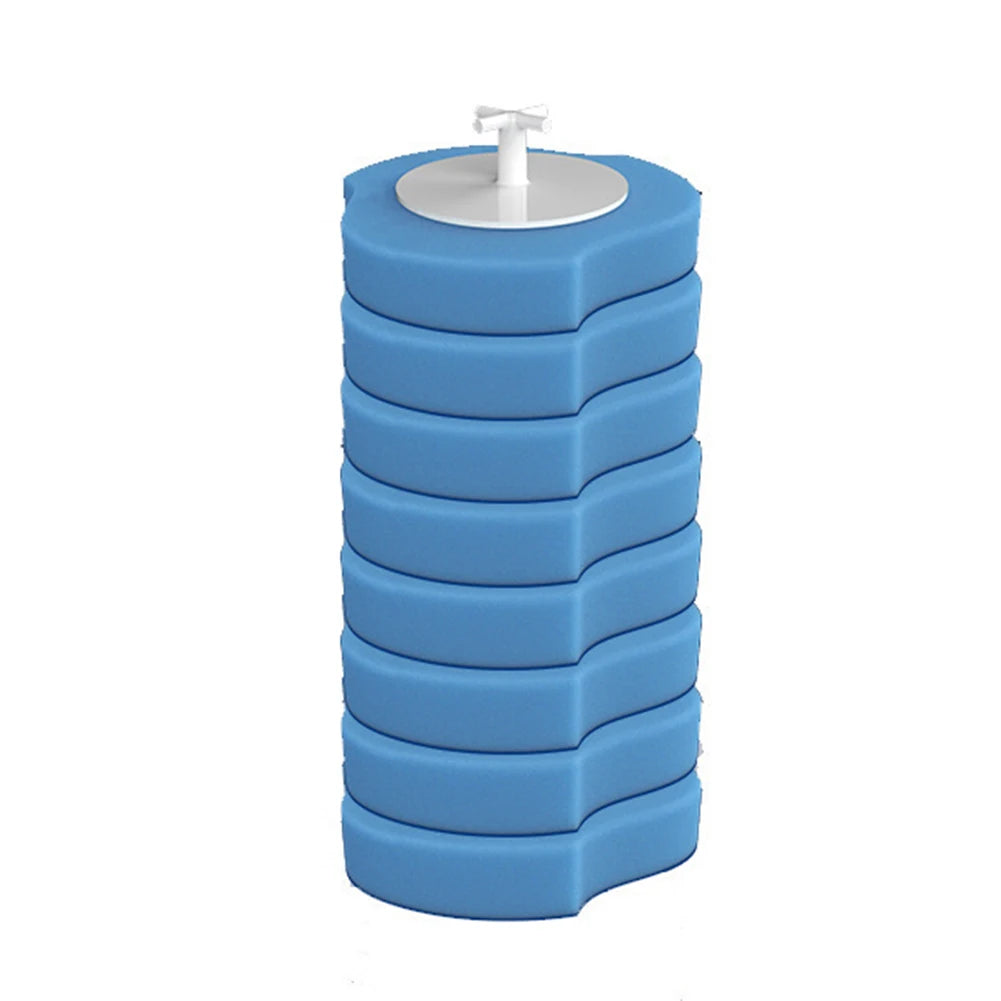 Wall-mounted Disposable Toilet Brush Cleaner Long Handle Bathroom Cleaning Brush With Replaceable Brush Head Toilet Accessories