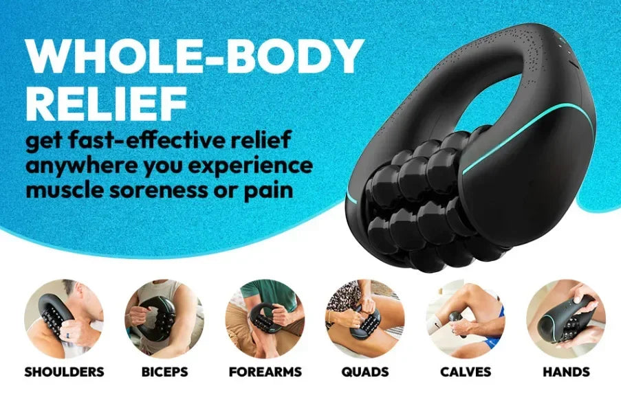 Deep Tissue Massage Gun - Portable Percussion Therapy for Muscle Recovery & Pain Relief, 3 Speed Handheld Cordless Massager for