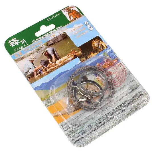 1pcs Outdoor Tools Hand Chain Saw Survival Fretsaw Chain Saw Practical Emergency Steel Wire Saw Camping Hunting Kits Pocket Gear