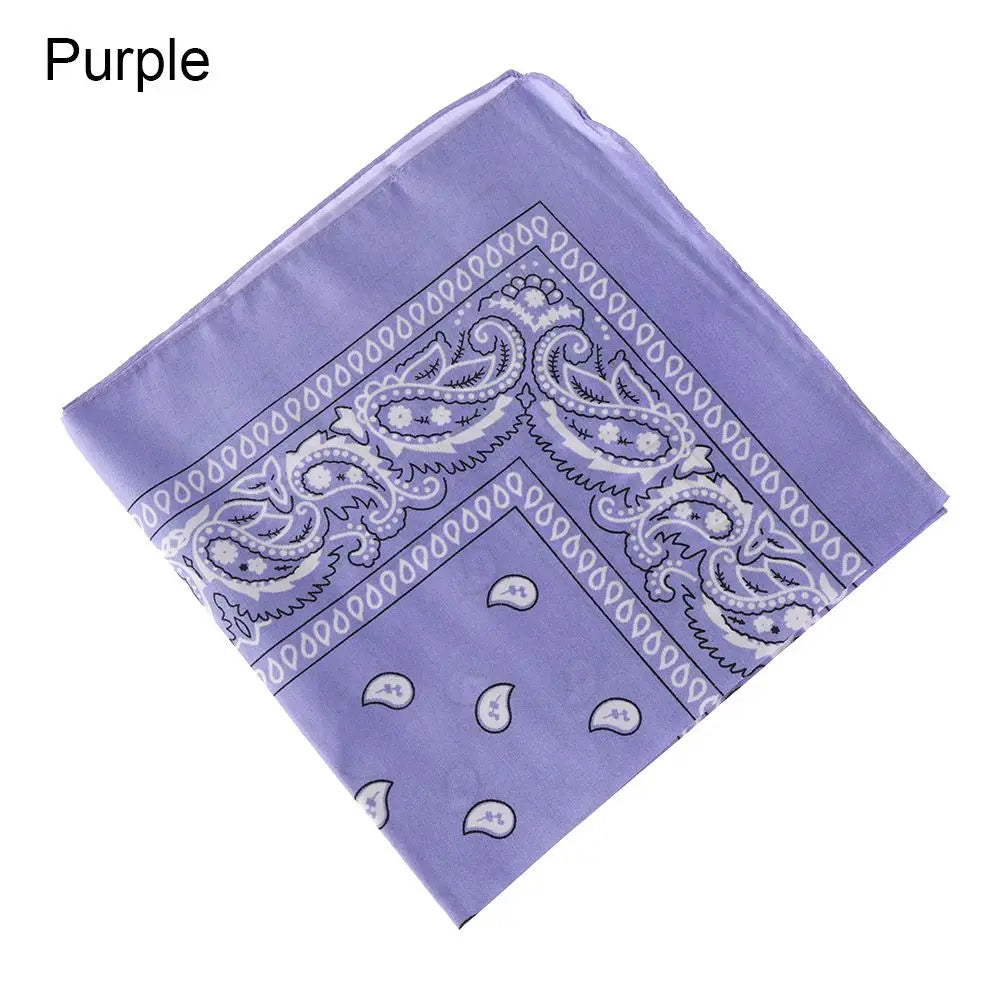 Sports Supplies Handkerchief Neck Scarf Printed Square Scarves Paisley Bandana Hair Band Wristband