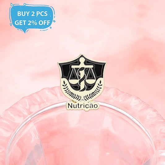 Odontologia Pharmacy Fisioterapia Enamel Pins Custom Creative Logo Brooches Lapel Badges Clothes Punk Jewelry Gift for Friends