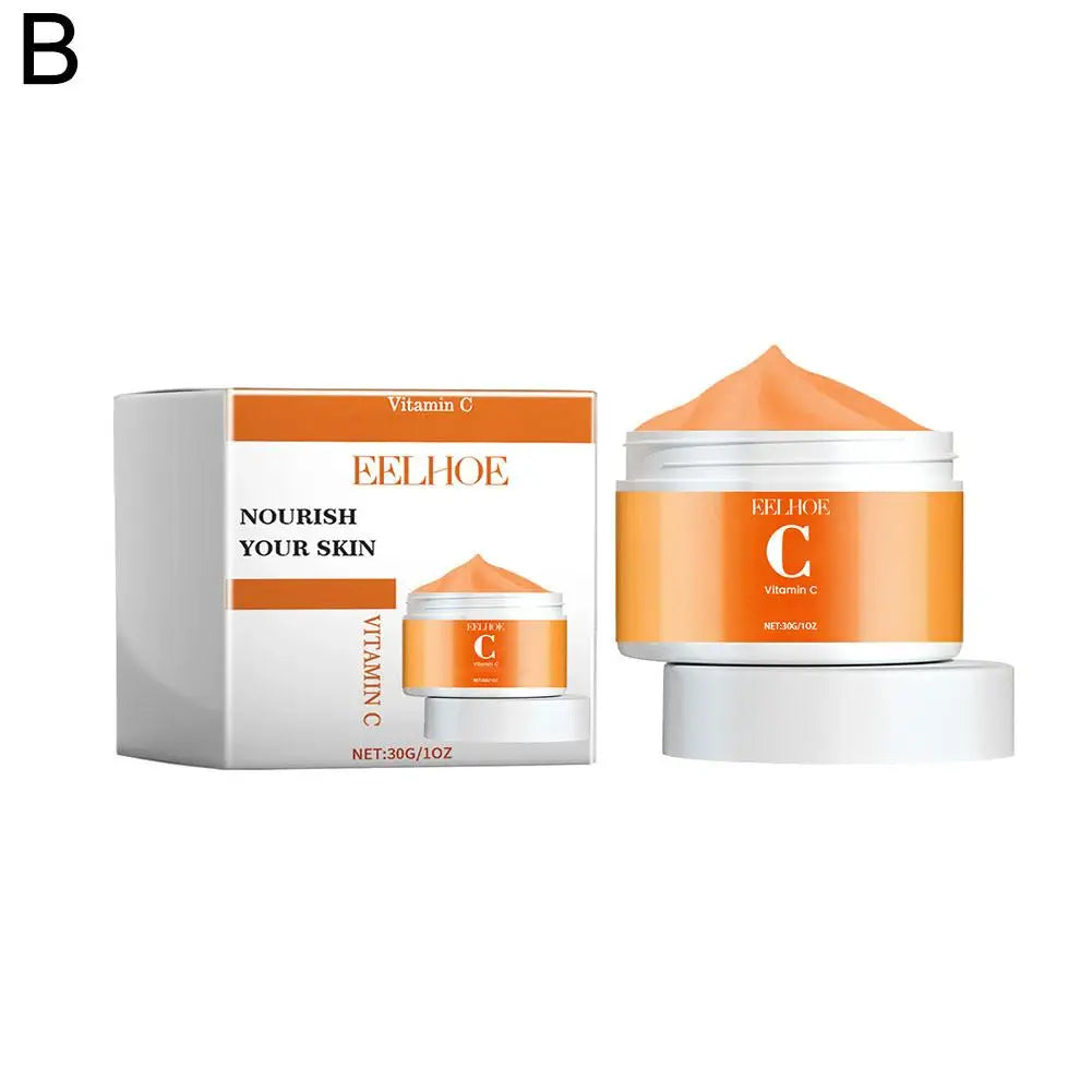 Vitamin C Serum & Vitamin C Cream for Face, Daily Moisturizing Series Hydrate & Plump Skin Care Brightening Serum Even Skin Tone