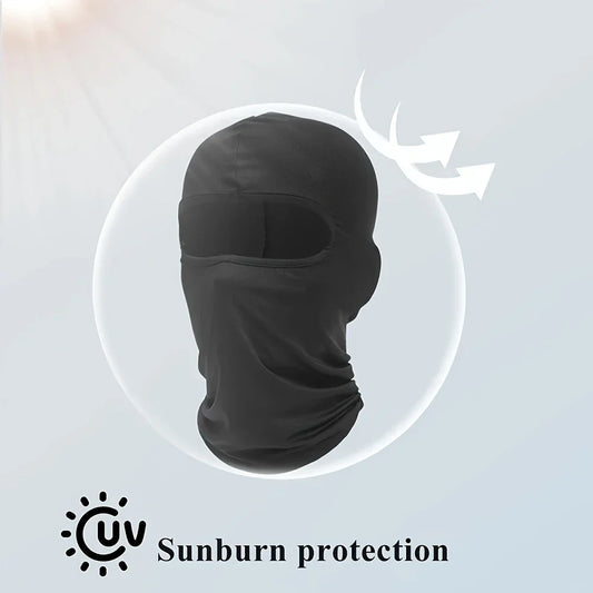 Cycling Balaclava Sports Men Cap Face Mask Military Army Ice Silk Motorcycle Bandana Summer Bicycle UV Protection Women Lycra
