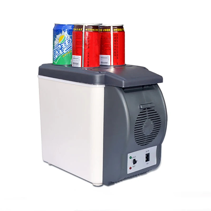 6L 12V Electric Car Refrigerator Mini Freezer Car Freezer Cooler and Warmer Electric Fridge Portable Icebox Travel Refrigerator