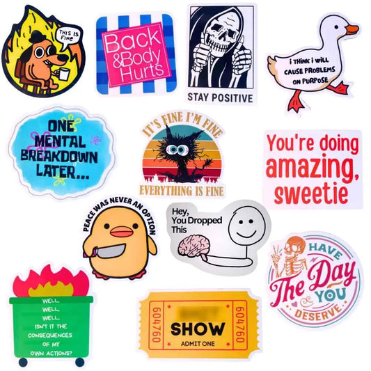 16 PCS Funny refrigerator magnets for adults and words for refrigerator cabinet door dishwasher, office decorations