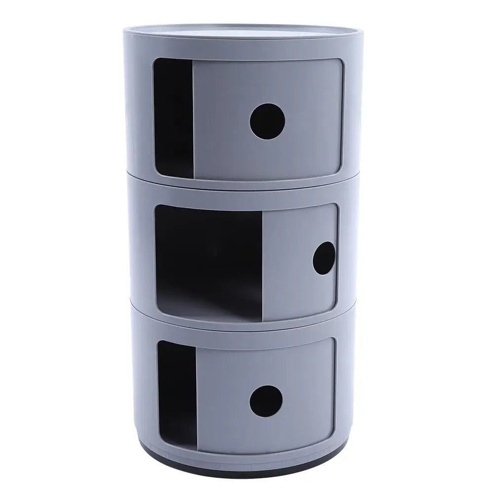 Furniture Cabinet Nightstand Bedside Cabinet Modern Furniture Bedside Cabinet Nightstand Multifunctional Circle Storage Table