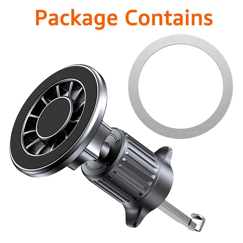 Magnetic Phone Holder Compatible With MagSafe Magnet Car Mount for iPhone 15 14 13 Xiaomi Car Air Vent Clip Mount GPS Brackets