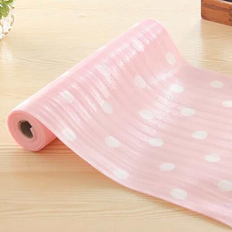 1 Roll Kitchen Sticker Table Mat Drawers Cabinet Shelf Liners Cupboard Placemat Waterproof Oil Proof Shoes Cabinet Mats